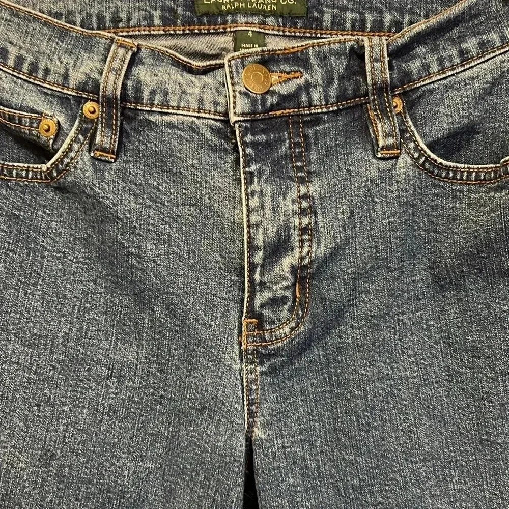 Lauren Ralph Lauren LRL mid rise classic bootcut jeans size 4 - Picture 7 of 14